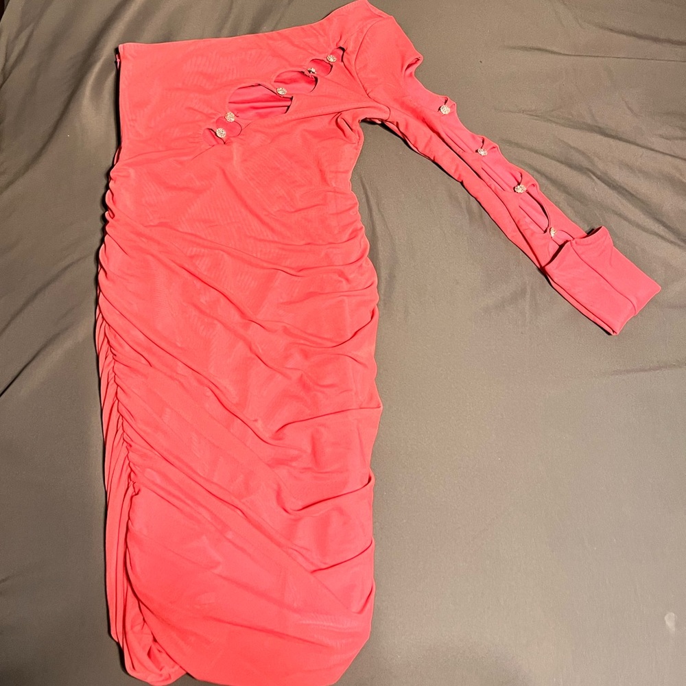 Pink mini dress size 4 in US